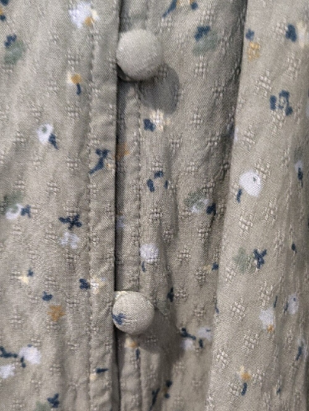 Universal Thread Sage Green Button-Front Mini Dress With Pockets Excellent Cond - Picture 6 of 15